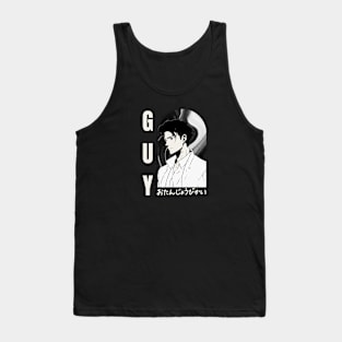 Aesthetic Anime Guy Modern Design Tank Top